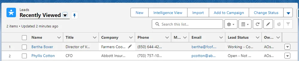 List View Intelligence — screenshot 3