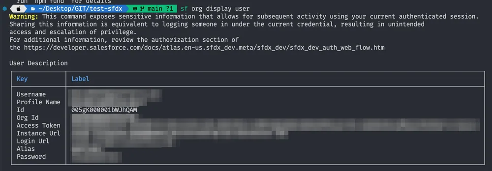 Set password in Salesforce — screenshot 1
