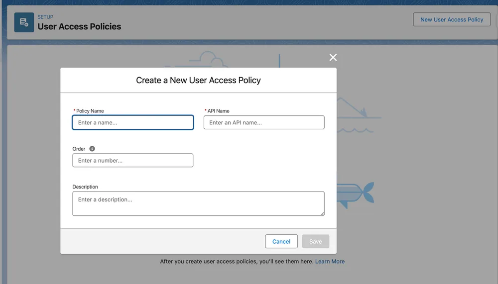 User Access Policies — screenshot 2
