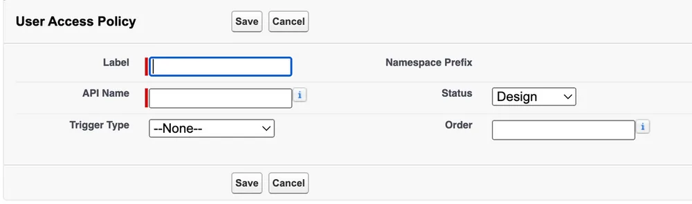 User Access Policies — screenshot 3