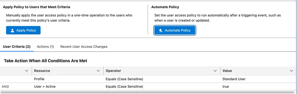 User Access Policies — screenshot 5